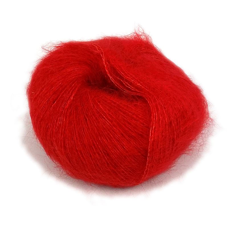 Silk Mohair Red Hot Chili